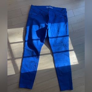 Old navy blue size 16 skinny jeans